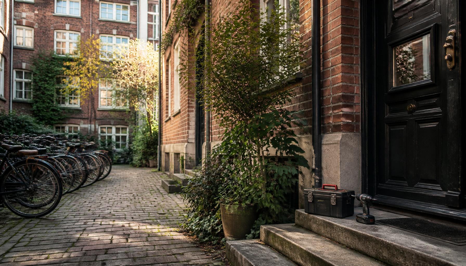 Vicevært i en Københavnsk baggård